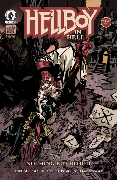 Hellboy in Hell: Nothing But Blood #2 (CVR B) (Marc Riou) Dark Horse Comics Mike Mignola Cyrille Pomes Marc Riou