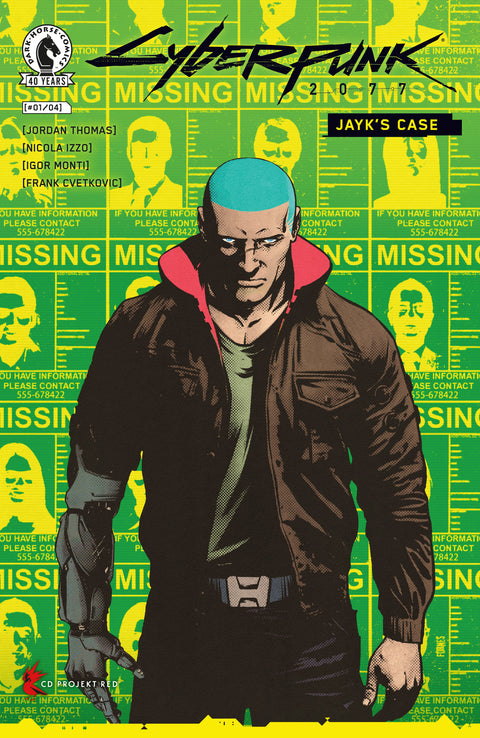 Cyberpunk 2077: Jayk's Case #1 (CVR B) (Jorge Fornes) Dark Horse Comics Jordan Thomas Nicola Izzo Jorge Fornés