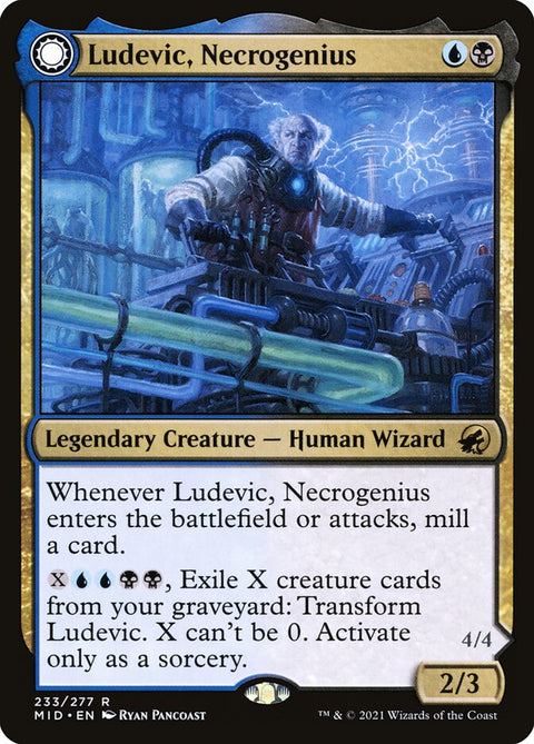 Ludevic, Necrogenius // Olag, Ludevic's Hubris (Foil)