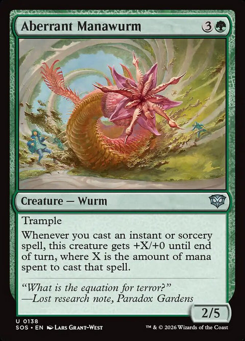 Aberrant Manawurm (Foil)