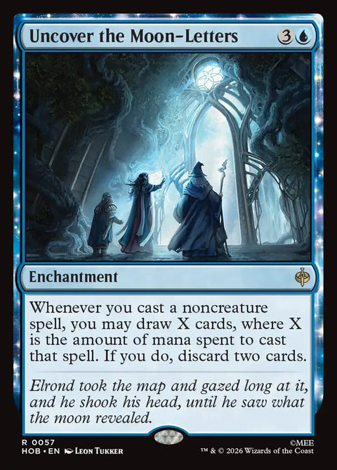 Uncover the Moon-Letters (Foil)