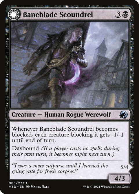 Baneblade Scoundrel // Baneclaw Marauder (Foil)