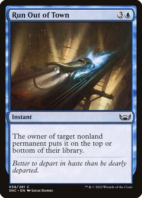 Run Out of Town (Foil)