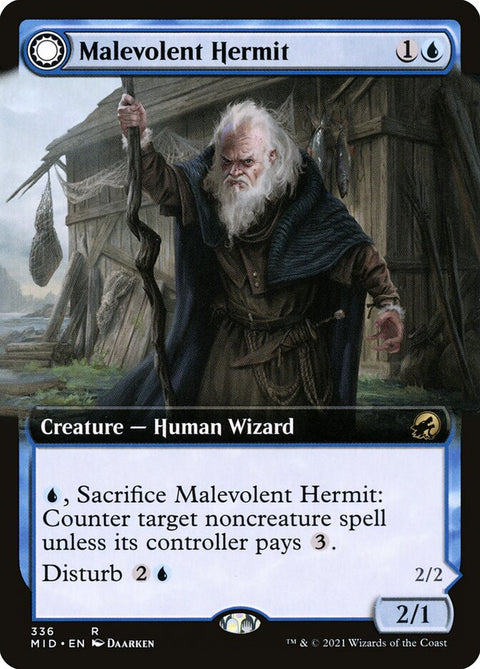 Malevolent Hermit // Benevolent Geist (Foil)