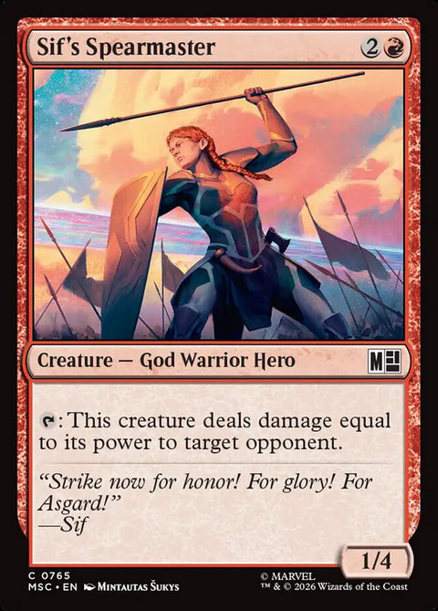Sif's Spearmaster (Foil)