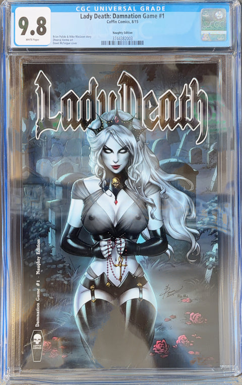 Lady Death: Damnation Game #1 (CGC 9.8) (2016)