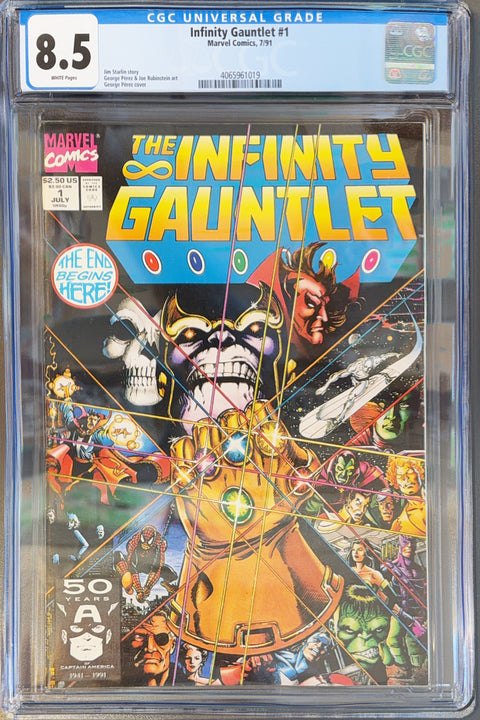 Infinity Gauntlet, Vol. 1 #1 (CGC 8.5) (1991)