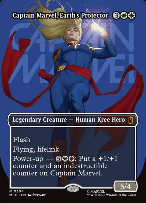 Captain Marvel, Earth's Protector (Foil)