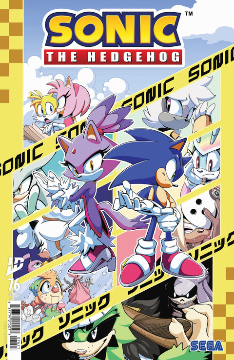 Sonic the Hedgehog #76 Variant B (Thomas) IDW Publishing Ian Flynn Aaron Hammerstrom Adam Bryce Thomas