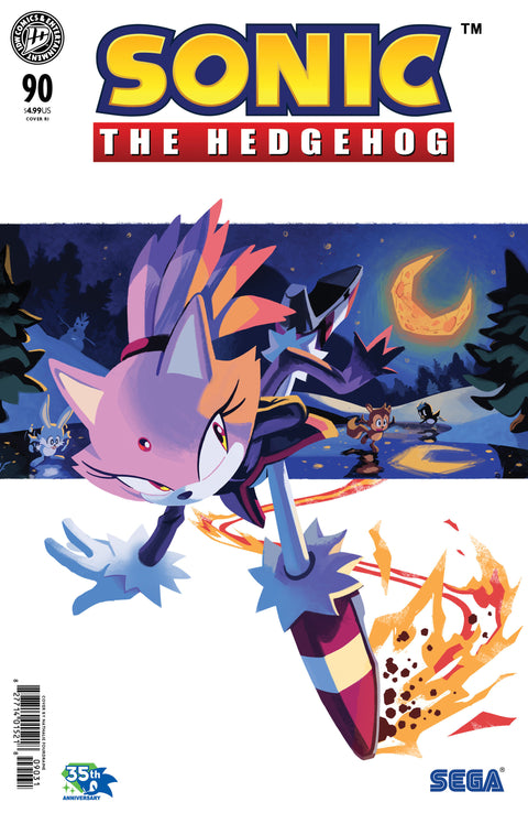 Sonic the Hedgehog #90 Variant RI (15) (Fourdraine) 1:15 IDW Publishing Evan Stanley Alex Forrest Nathalie Fourdraine