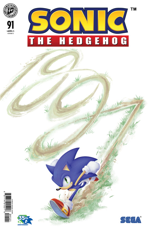 Sonic the Hedgehog #91 Variant B (Haines) IDW Publishing Evan Stanley Adam Bryce Thomas Natalie Haines