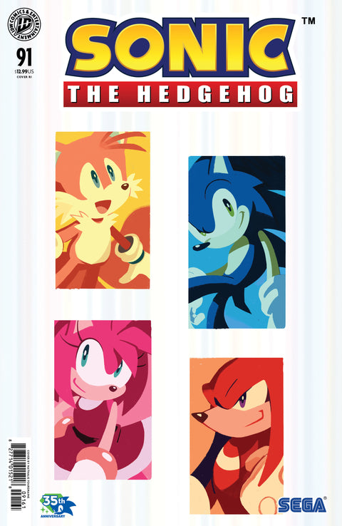 Sonic the Hedgehog #91 Variant RI (10) Foil (Fourdraine) 1:10 IDW Publishing Evan Stanley Adam Bryce Thomas Nathalie Fourdraine