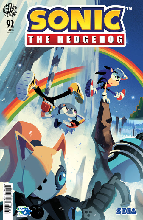 Sonic the Hedgehog #92 Variant RI (15) (Fourdraine) 1:15 IDW Publishing Mark Bouchard Bracardi Curry Nathalie Fourdraine