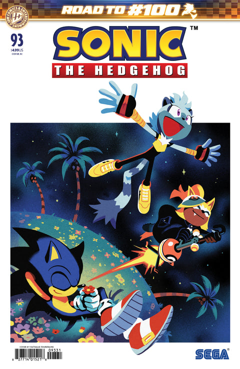 Sonic the Hedgehog #93 Variant RI (15) (Fourdraine) 1:15 IDW Publishing Mark Bouchard Natalie Haines Nathalie Fourdraine