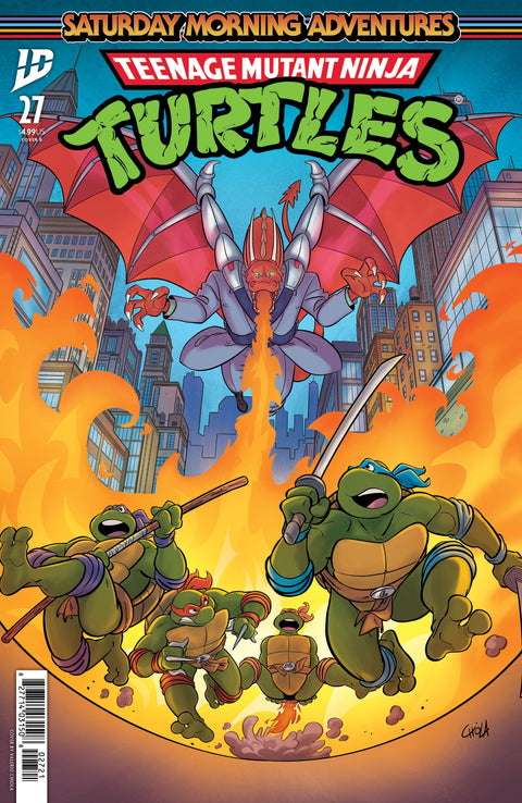 Teenage Mutant Ninja Turtles: Saturday Morning Adventures #27 Variant B (Chiola ) IDW Publishing Erik Burnham Sarah Myer Valerio Chiola