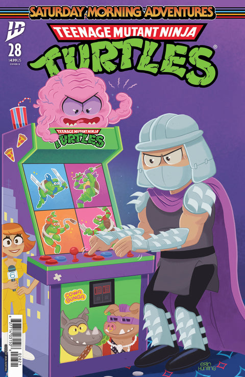 Teenage Mutant Ninja Turtles: Saturday Morning Adventures Continued 28 Comic Erin Hunting Variant IDW Publishing 2025