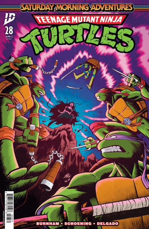 Teenage Mutant Ninja Turtles: Saturday Morning Adventures Continued 28 Comic Edison Neo Variant IDW Publishing 2025
