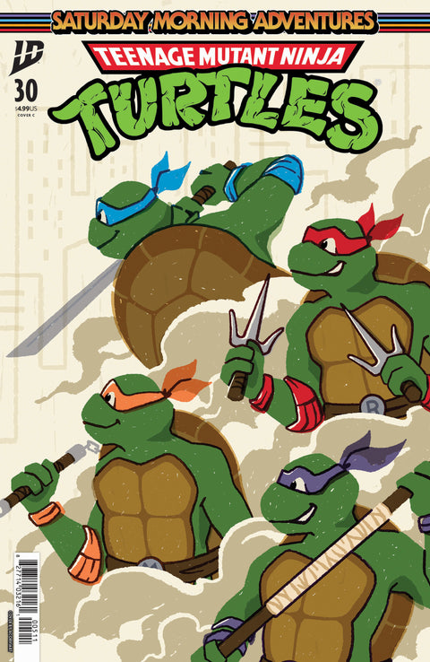 Teenage Mutant Ninja Turtles: Saturday Morning Adventures Continued 30 Comic Acorviart Variant IDW Publishing 2025