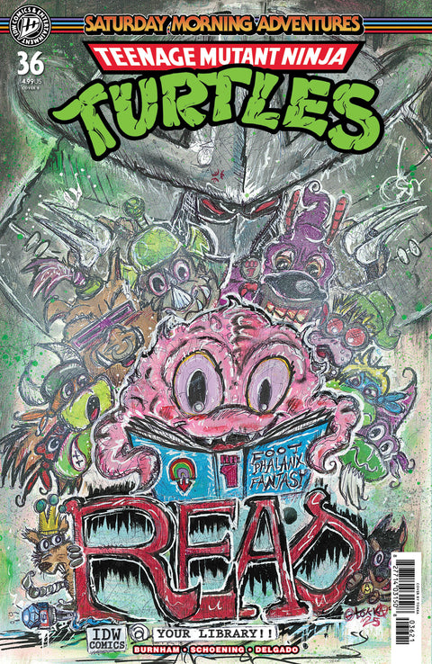 Teenage Mutant Ninja Turtles: Saturday Morning Adventures #36 Variant B (tOkKa) IDW Publishing Erik Burnham Dan Schoening tOkKa