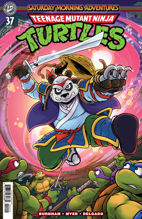 Teenage Mutant Ninja Turtles: Saturday Morning Adventures #37 Cover A (Myer) IDW Publishing Erik Burnham Sarah Myer Sarah Myer