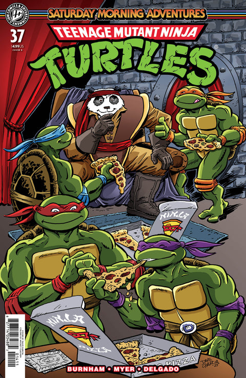 Teenage Mutant Ninja Turtles: Saturday Morning Adventures Continued 37 Comic Dave Garcia Variant IDW Publishing 2026