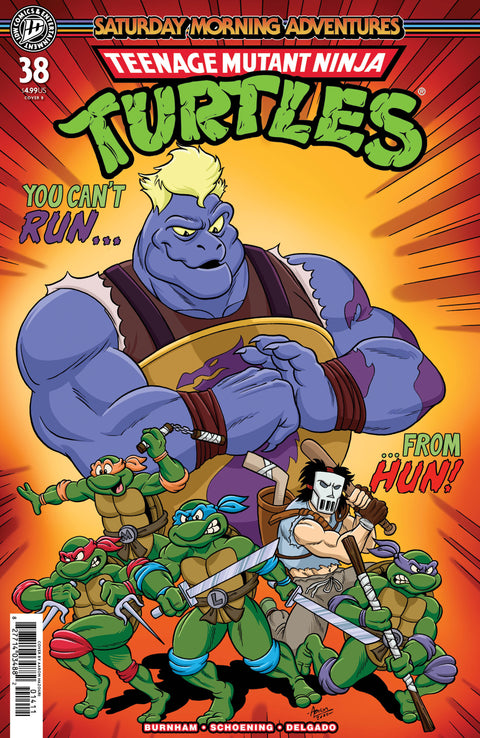 Teenage Mutant Ninja Turtles: Saturday Morning Adventures Continued 38 Comic Aaron Hazouri Variant IDW Publishing 2026