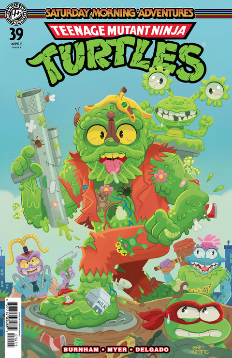 Teenage Mutant Ninja Turtles: Saturday Morning Adventures #39 Variant B (Hunting) IDW Publishing Erik Burnham Sarah Myer Erin Hunting