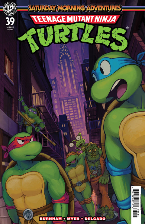 Teenage Mutant Ninja Turtles: Saturday Morning Adventures #39 Variant C (GoWOAH) IDW Publishing Erik Burnham Sarah Myer Chips Gowoah