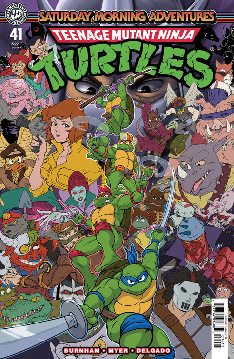 Teenage Mutant Ninja Turtles: Saturday Morning Adventures #41 Cover A (Myer) IDW Publishing Erik Burnham Sarah Myer Sarah Myer