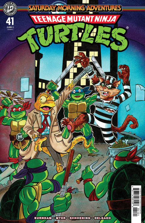 Teenage Mutant Ninja Turtles: Saturday Morning Adventures #41 Variant B (Lavigne) IDW Publishing Erik Burnham Sarah Myer Steve Lavigne