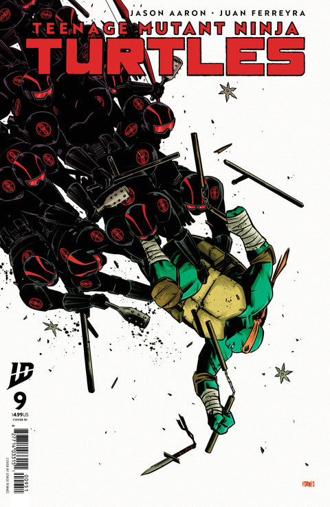Teenage Mutant Ninja Turtles #9 Cover A (Fornés) IDW Publishing Jason Aaron Juan Ferreyra Jorge Fornés