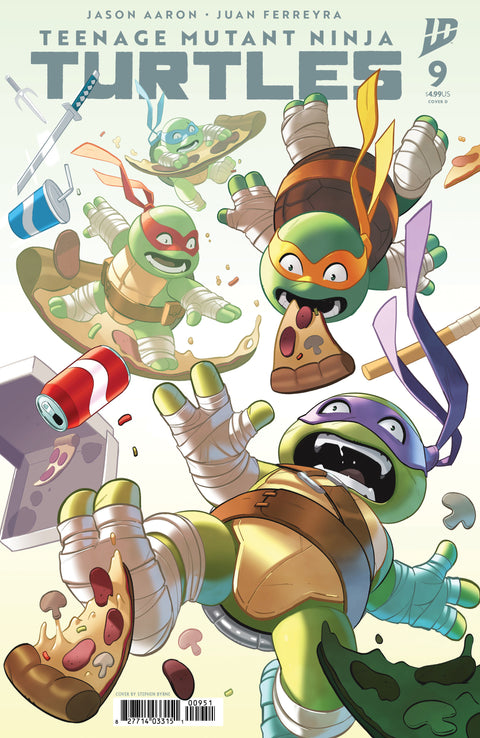Teenage Mutant Ninja Turtles #9 Variant D (Byrne) IDW Publishing Jason Aaron Juan Ferreyra Stephen Byrne