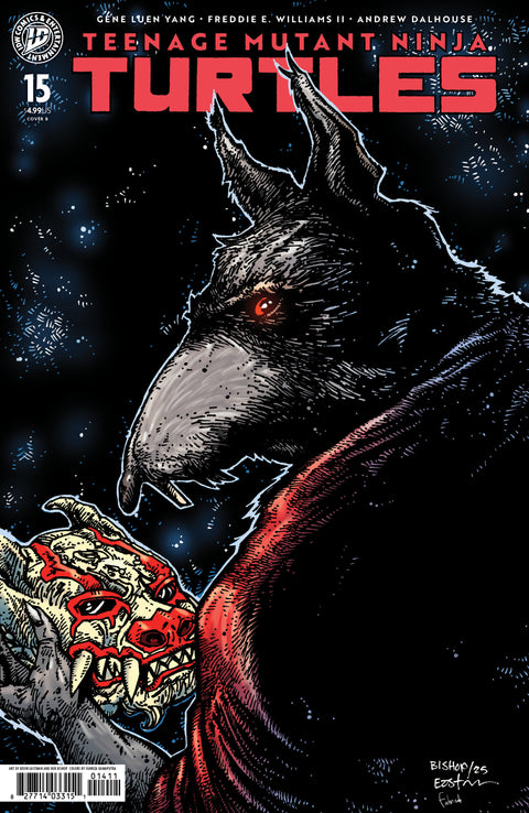 Teenage Mutant Ninja Turtles #15 Variant B (Eastman & Bishop) IDW Publishing Gene Luen Yang Freddie E. Williams II Kevin Eastman