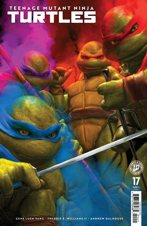 Teenage Mutant Ninja Turtles #17 Variant C (Spears) IDW Publishing Gene Luen Yang Freddie E. Williams II Mark Spears