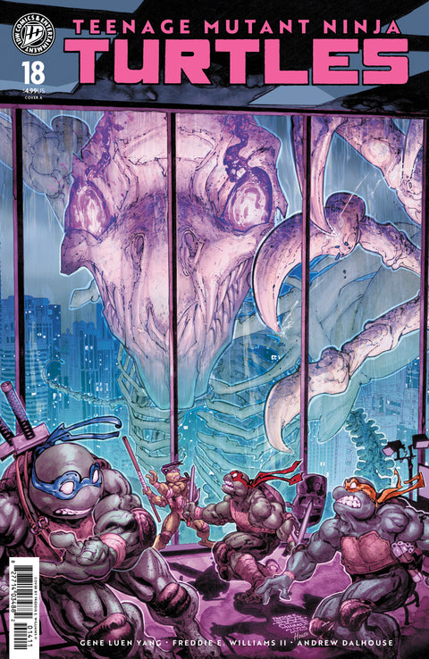 Teenage Mutant Ninja Turtles #18 Cover A (Williams II) IDW Publishing Gene Luen Yang Freddie E. Williams II Freddie E. Williams II