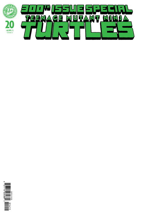 Teenage Mutant Ninja Turtles, Vol. 6 20 Comic Blank Foil Variant IDW Publishing 2026
