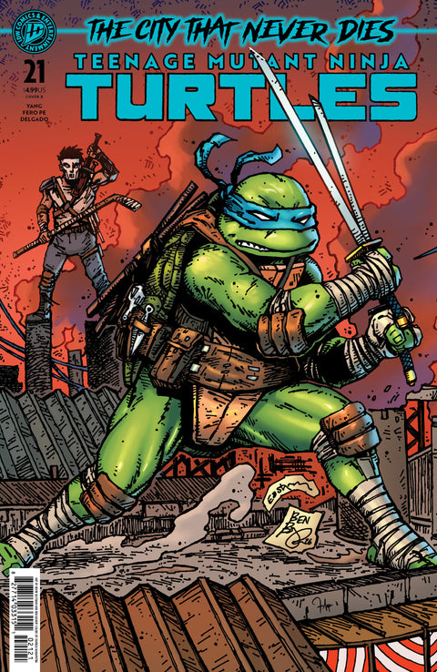 Teenage Mutant Ninja Turtles, Vol. 6 21 Comic Kevin Eastman & Ben Bishop Variant IDW Publishing 2026