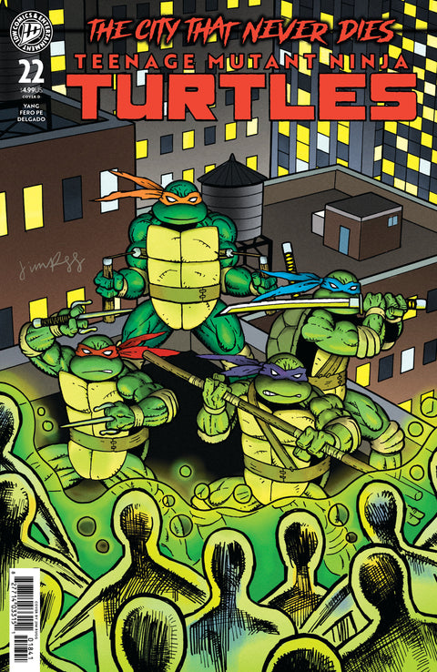 Teenage Mutant Ninja Turtles #22 Variant D (Rugg) IDW Publishing Gene Luen Yang Fero Pe Jim Rugg