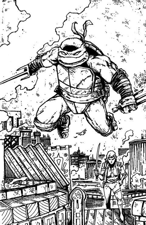 Teenage Mutant Ninja Turtles, Vol. 6 22 Comic Kevin Eastman & Ben Bishop Incentive B&W Virgin Variant (1:10) IDW Publishing 2026