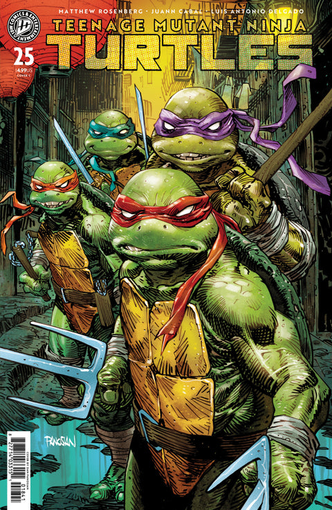 Teenage Mutant Ninja Turtles #25 Variant C (Panosian) IDW Publishing Matthew Rosenberg Juann Cabal Dan Panosian