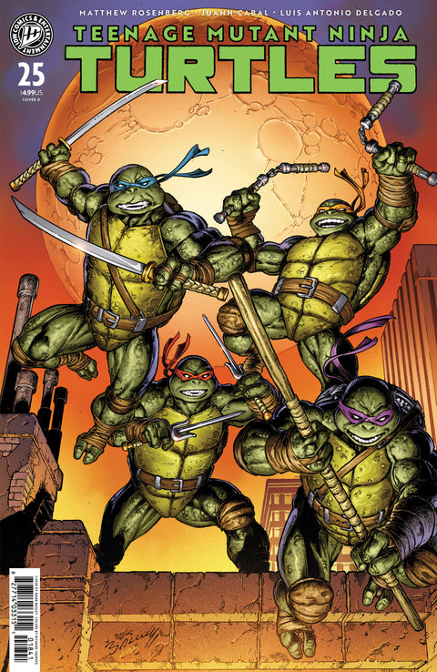 Teenage Mutant Ninja Turtles #25 Variant D (Bagley) IDW Publishing Matthew Rosenberg Juann Cabal Mark Bagley