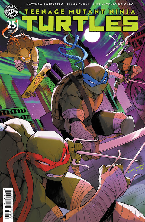 Teenage Mutant Ninja Turtles #25 Variant RI (10) (Hannigan) 1:10 IDW Publishing Matthew Rosenberg Juann Cabal Reese Hannigan