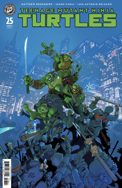 Teenage Mutant Ninja Turtles #25 Variant RI (25) (Morian) 1:25 IDW Publishing Matthew Rosenberg Juann Cabal Stipan Morian