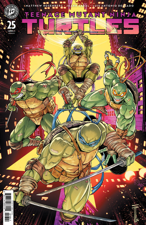 Teenage Mutant Ninja Turtles #25 Variant RI (50) (Acuña) 1:50 IDW Publishing Matthew Rosenberg Juann Cabal Serg Acuña
