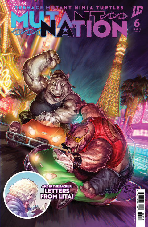 Teenage Mutant Ninja Turtles: Mutant Nation #6 Cover A (Pe) IDW Publishing Caleb Goellner Vitor Cafaggi Fero Pe