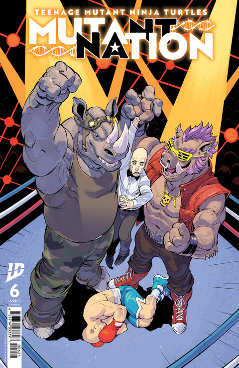 Teenage Mutant Ninja Turtles: Mutant Nation #6 Variant RI (10) (Dunbar) 1:10 IDW Publishing Caleb Goellner Vitor Cafaggi Max Dunbar