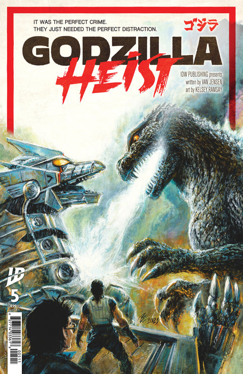 Godzilla: Heist #5 (Cvr A) (2025) Bob Eggleton