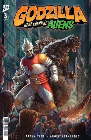 Godzilla: Here There Be Aliens 3 Comic Pe IDW Publishing 2025