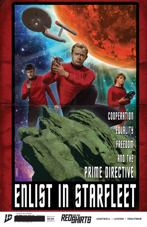 Star Trek: Red Shirts 5 Comic Joe Corroney Variant IDW Publishing 2025