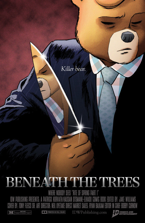 Beneath the Trees Where Nobody Sees: Rite of Spring #1 Variant B (Fleecs Movie Homage Cover) IDW Publishing Patrick Horvath Patrick Horvath Tony Fleecs